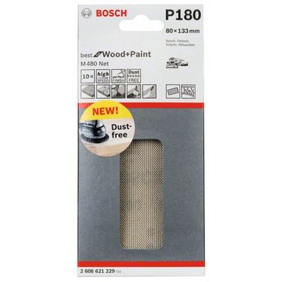 Bosch
Schleifblatt M480 Net. Best for Wood and Paint. 80
