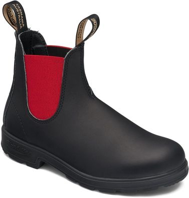 Blundstone Stiefel Boots #508 Voltan Leather Elastic (550 Series) Voltan Black/ Red