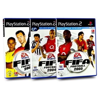 PlayStation 2 Spiele Bundle : FIFA Football 2003 + 2004 + 2005 - PS2 - 3 Spiele