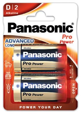 Panasonic D Mono Pro Power Batterie 1,5V 2er Blister