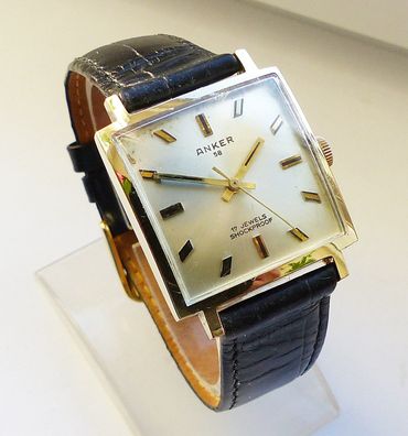 Schöne Anker 58 Curvex 17Jewels Herren Vintage Armbanduhr in Top Zustand
