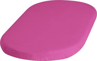 Playshoes Kinder Jersey-Spannbettlaken 81x42 + 10 cm (2er Pack) Pink