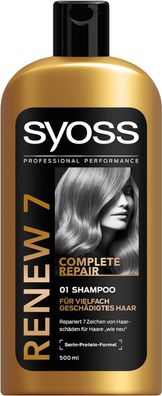 Syoss Shampoo Renew 7 Complete Repair Shampoo, 500 ml