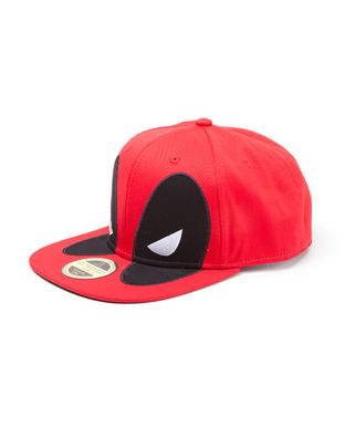Deadpool Classic Style Guide Cap Big Face Snapback Red