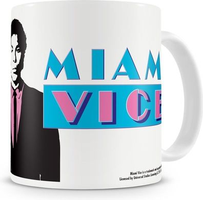 Miami Vice Coffee Mug Kaffeebecher White