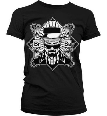 Breaking Bad Br-Ba Heisenberg Girly T-Shirt Damen Black