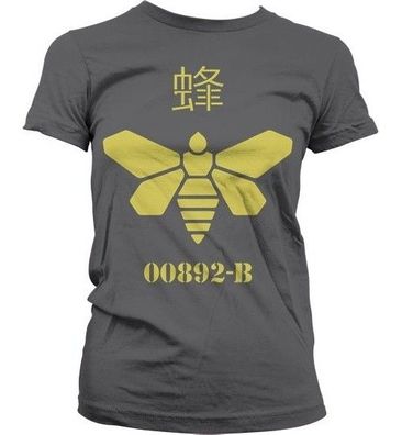 Breaking Bad Methlamine Barrel Bee Girly T-Shirt Damen Dark-Grey