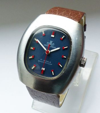 Schöne Meister Anker Tonneau Curvex 17J Herren Vintage Armbanduhr