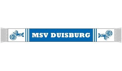 MSV Duisburg HD Schal Fussball Blau