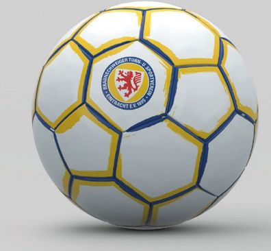 Eintracht Braunschweig Miniball Fussball Gelb-Gr. 1