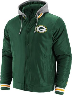 Green Bay Packers Jacke Sateen Jacket American Football NFL Grün