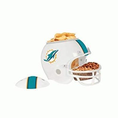 Miami Dolphins Snack Helmet American Football NFL White