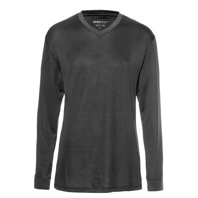 4PROTECT Textilfaser Langarm-Shirt Austin Grau