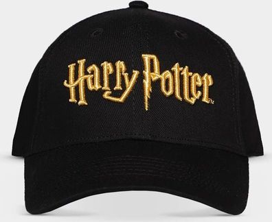 Harry Potter - Adjustable Cap Gold Logo Black