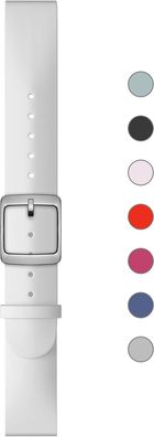 Withings Silikon Armband Smartwatch Armband Withings Steel HR 36mm weiß