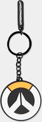 Overwatch - Logo - Rubber Keychain Multicolor