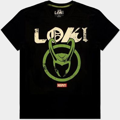 Marvel - Loki - Logo Badge - Men's T-shirt Black