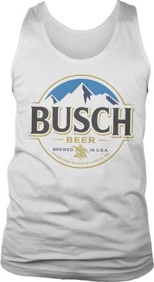 Busch Beer Logo Tank Top White