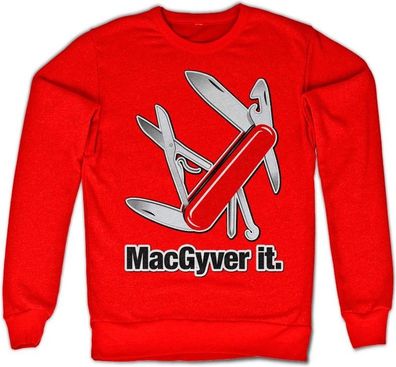 MacGyver It Sweatshirt Red