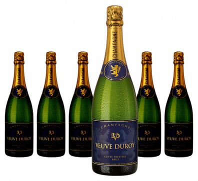 6 x Champagne Veuve Duroy Brut