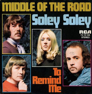 7" Cover Middle of the Road - Soley Soley