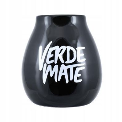 Verde Mate Matebecher aus Keramik - Schwarz - 350ml