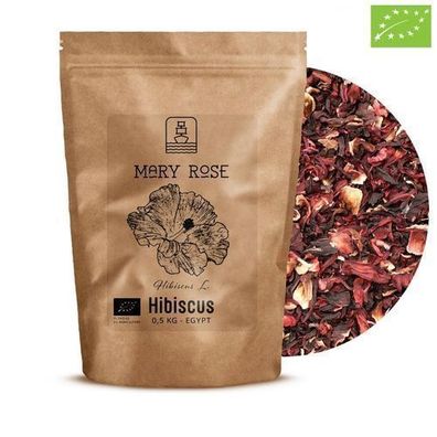 Mary Rose - Bio-Hibiskus -Sudan-Malve (Blütenblätter) 500g
