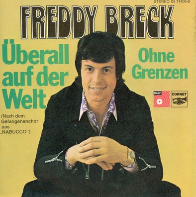 7" Cover Freddy Breck - Überall auf der Welt