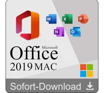 Microsoft Office 2019 MAC Home & Business Sofort Versand E-Mail