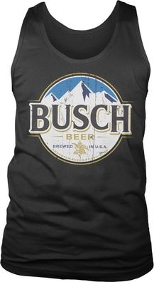 Busch Beer Vintage Label Tank Top Black