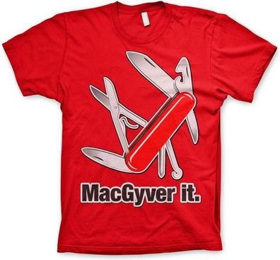 MacGyver It T-Shirt Red
