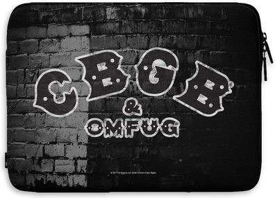 CBGB & OMFUG Laptop Sleeve Tasche Black