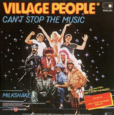 7" Cover Village People - Can´t Stop the Music