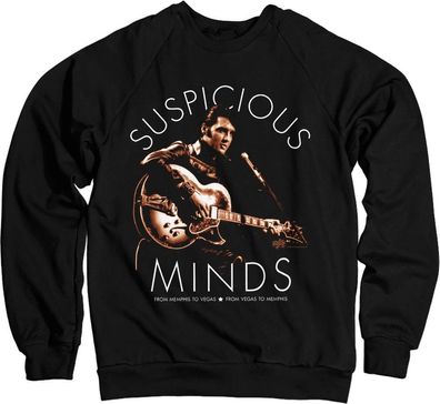 Elvis Presley Suspicious Minds Sweatshirt Black