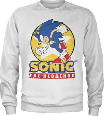 Fast Sonic The Hedgehog Sweatshirt White