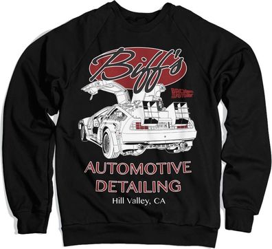 Back to the Future Biff's Automotive Detailing Sweatshirt Black