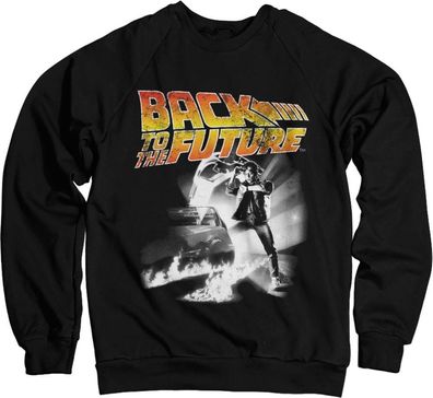 Back To The Future Poster Sweatshirt Black