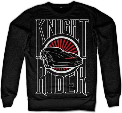 Knight Rider Sunset KITT Sweatshirt Black
