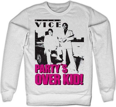 Miami Vice Party's Over Kid Sweatshirt White