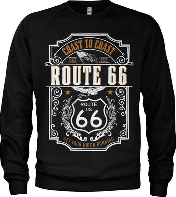 Route 66 Coast To Coast Sweatshirt Black