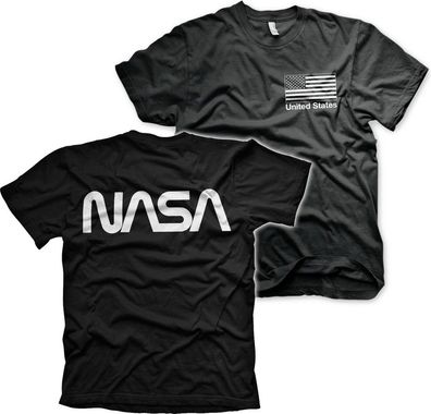 NASA Black Flag T-Shirt Black