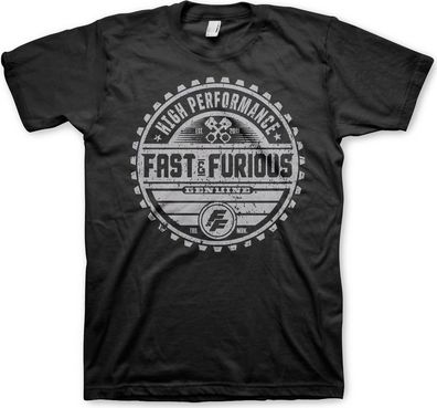 Fast & The Furious Genuine Brand T-Shirt Black