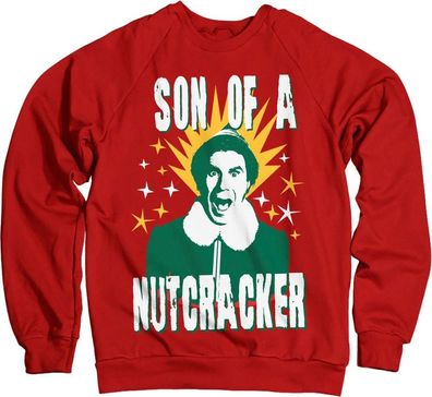 Elf Son Of A Nutcracker Sweatshirt Red
