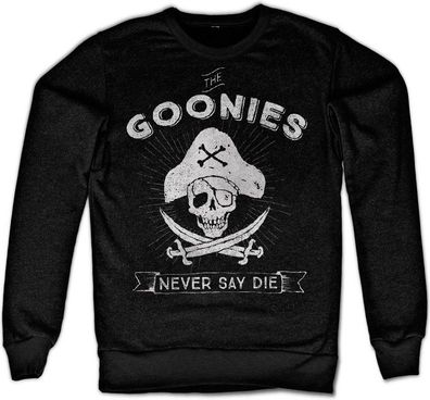 The Goonies Never Say Die Sweatshirt Black
