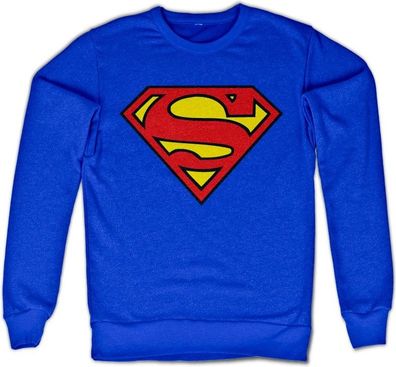 Superman Shield Sweatshirt Blue