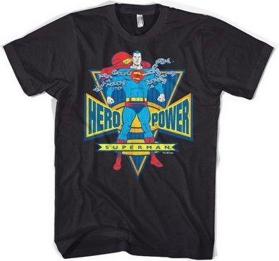 Superman World Hero T-Shirt Black