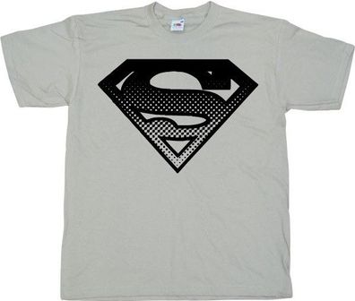 Superman Halftone Shield T-Shirt Khaki
