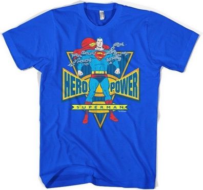 Superman World Hero T-Shirt Blue