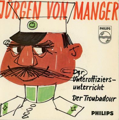 7" Cover Jürgen von Manger - Der Unteroffiziersunterricht