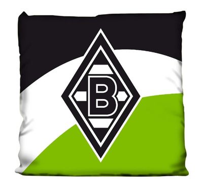 Borussia Mönchengladbach Kissen Schrägstreifen Fussball Multicolor